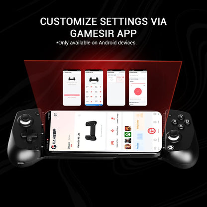 Control GameSir X5 Lite Negro – Controlador Móvil Tipo C para Gaming Profesional