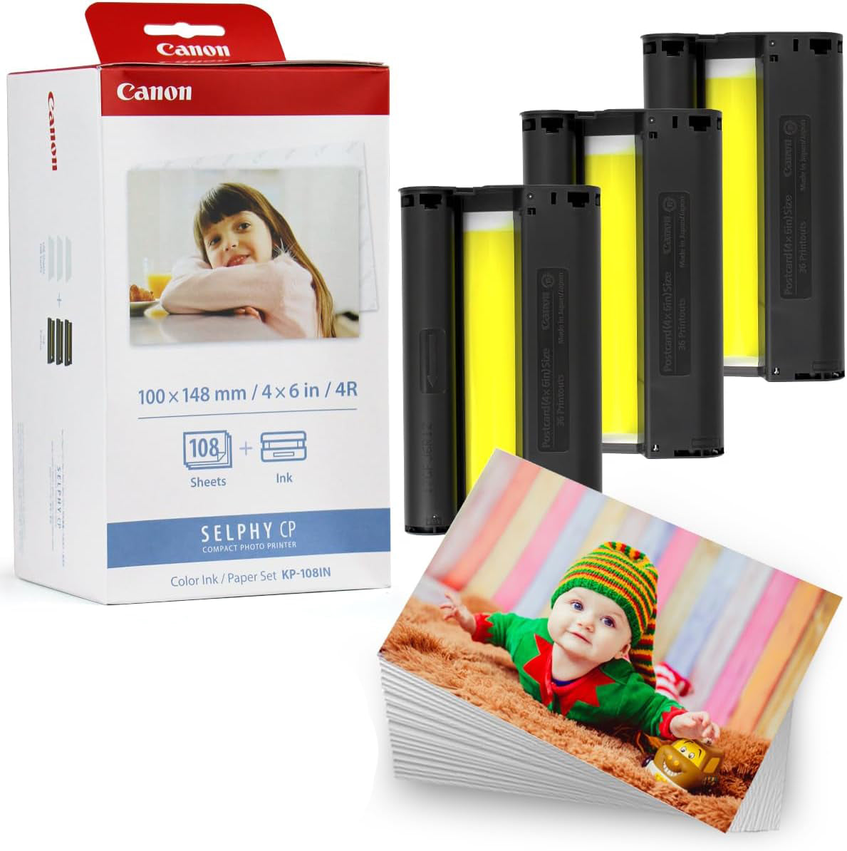 Kit Canon  Kp-108  Papel Fotográfico Serie Selphy