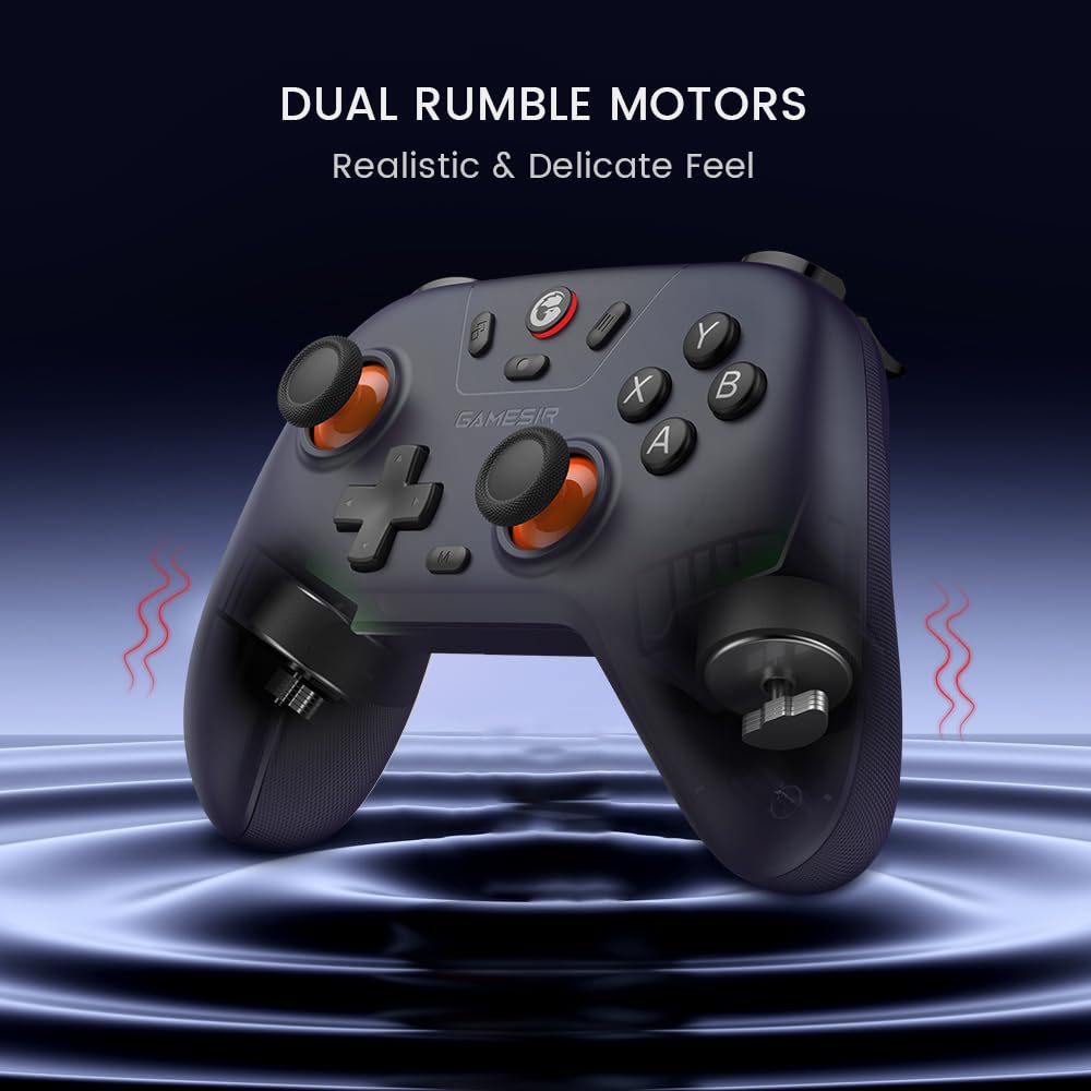 Control Inalámbrico GameSir T4 Nova Lite Púrpura Espacial – Bluetooth para Switch, PC, Android y iPhone
