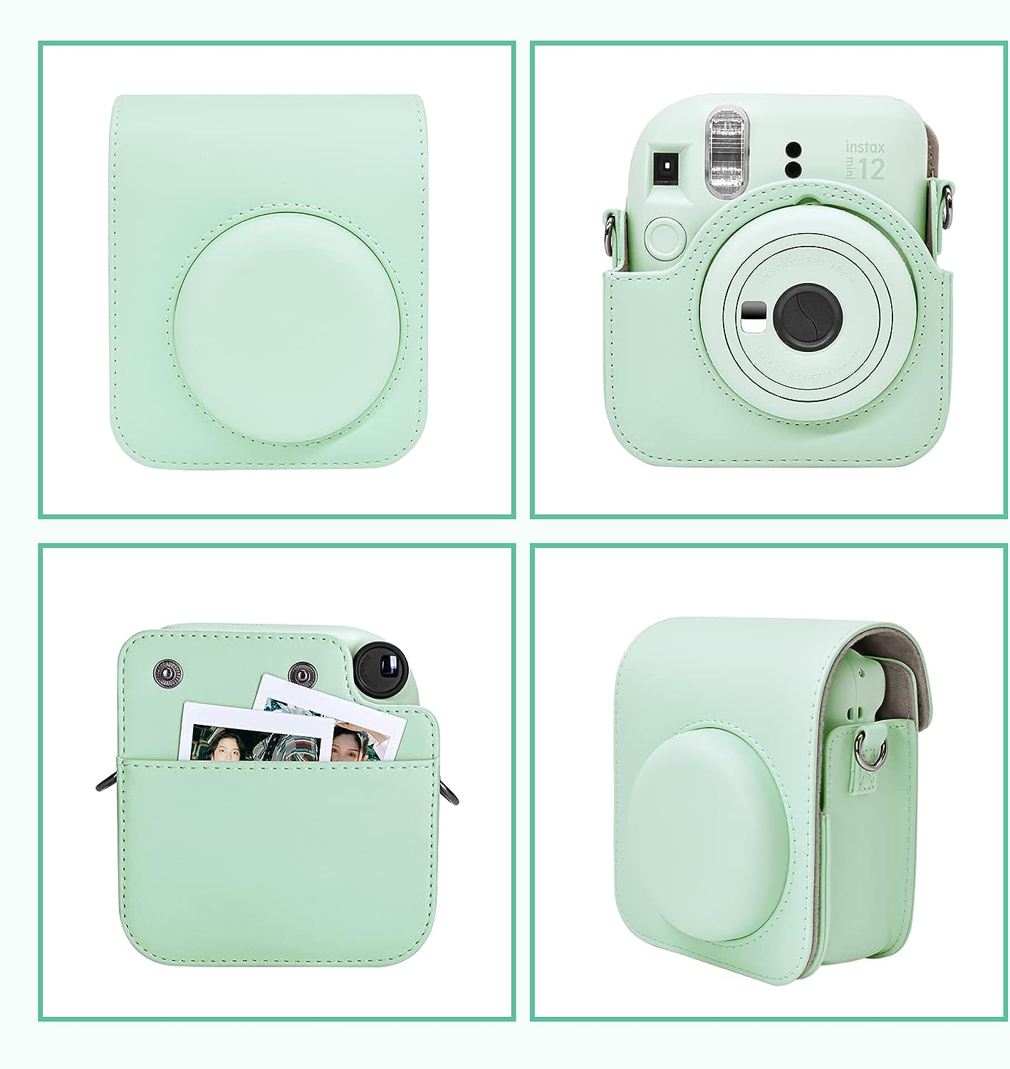 Estuche Camara Instax Mini 12 Verde