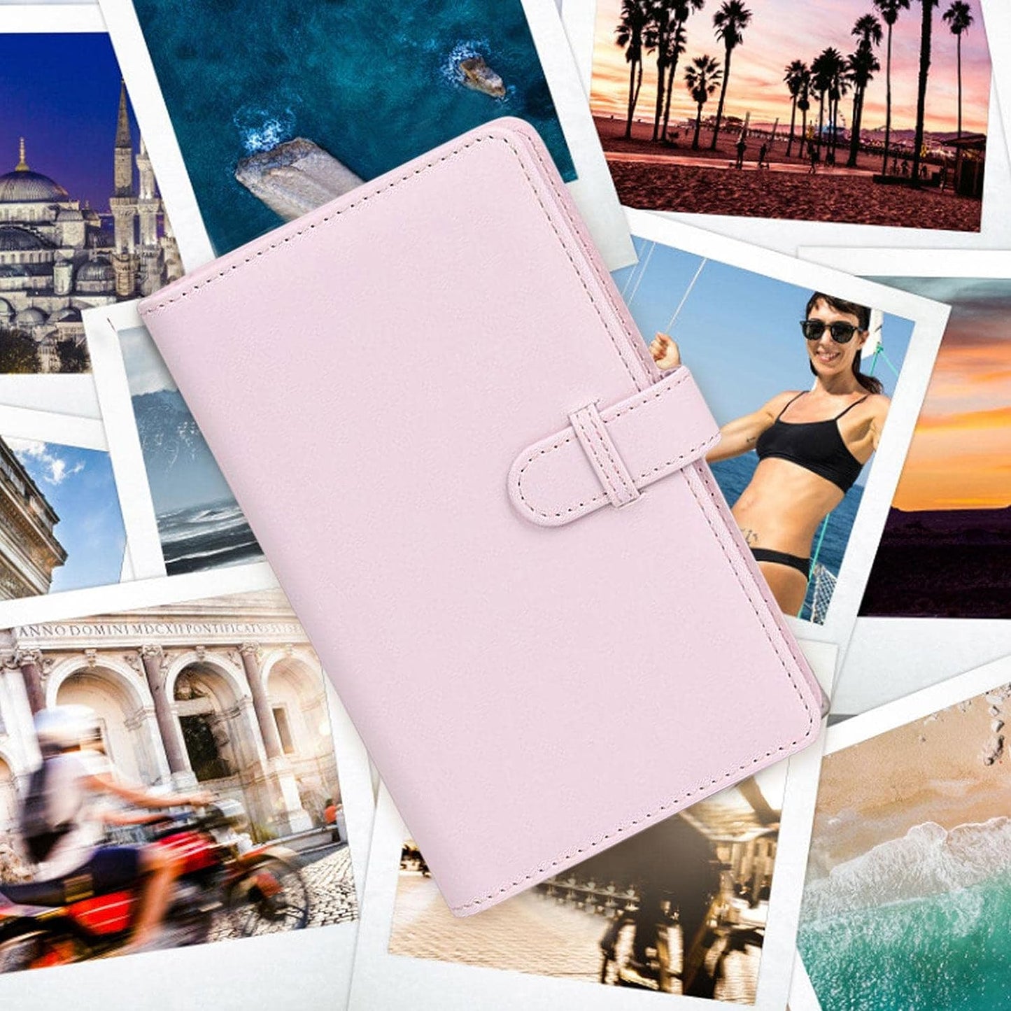 Album Para 108 Fotos Instax Mini Rosado