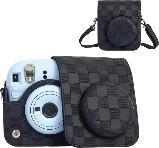 Estuche Cámara Instax Mini 12 Cuadros Negro