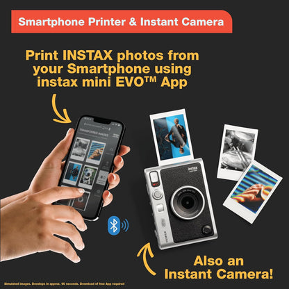 Cámara Instantánea Fujifilm Instax Mini EVO  - Marrón