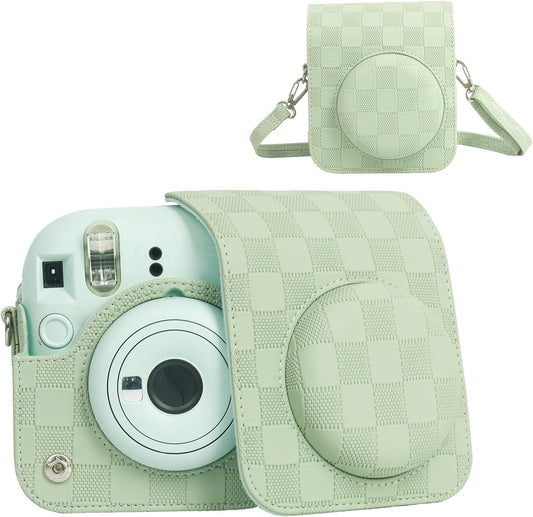 Estuche Cámara Instax Mini 12 Cuadros Verde