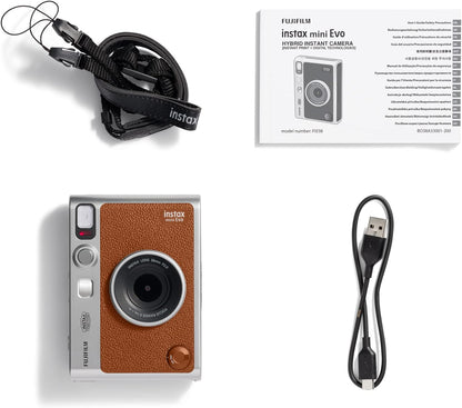 Cámara Instantánea Fujifilm Instax Mini EVO  - Marrón