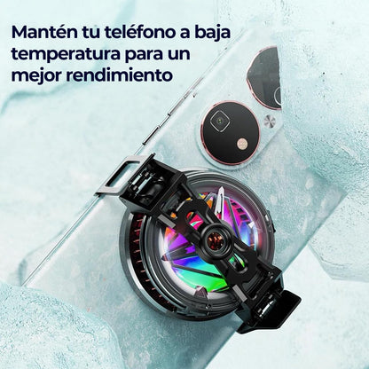 Ventilador Cooler Móvil Compacto con Montaje Magnético – Compatible MagSafe/Qi