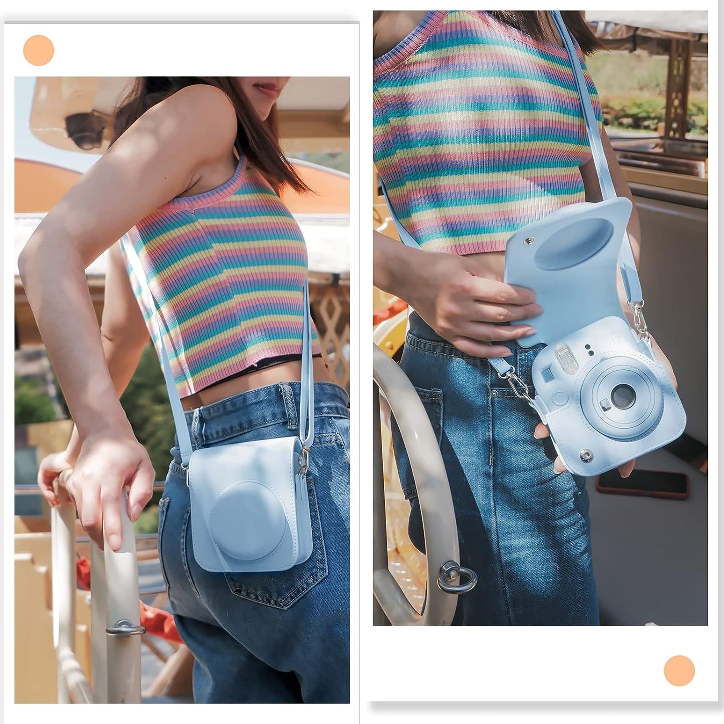 Estuche Camara Instax Mini 12 Azul