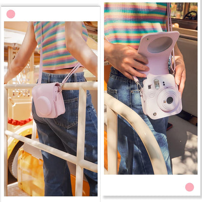 Estuche Camara Instax Mini 12 Rosado