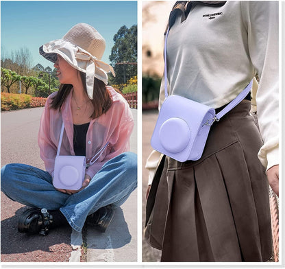 Estuche Camara Instax Mini 12 Lila