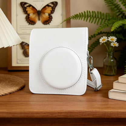 Estuche Camara Instax Mini 12 y mini 13 Blanco Arcilla