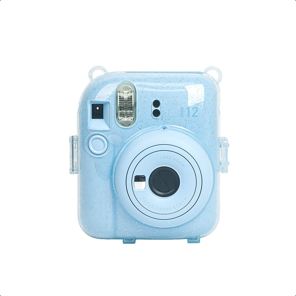 Protector  Escarchado Instax Mini 12 Azul