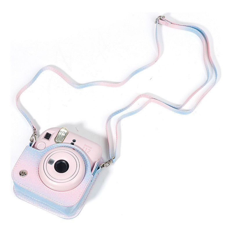 Estuche Camara Instax Mini 12 Dazzel Pink and Blue