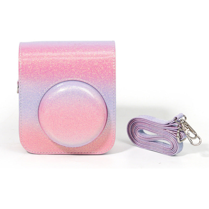 Estuche Camara Instax Mini 12 Dazzel Pink and Purple