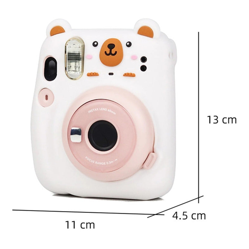 Funda de Silicona para Instax Mini 11 - Diseños Panda y Oso Multicolor
