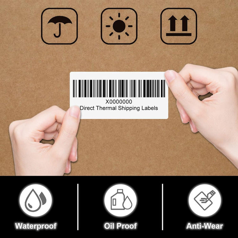 Etiquetas Adhesivas 50x25mm Térmica Directa (1300 etiquetas)