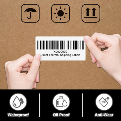 Etiquetas Adhesivas 50x25mm Térmica Directa (1300 etiquetas)