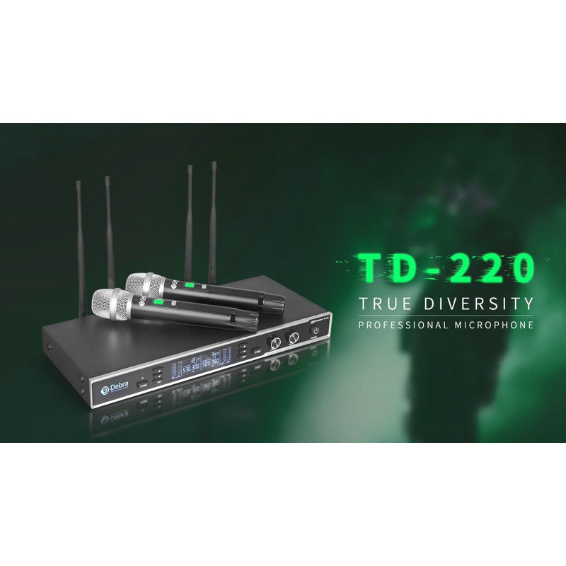 Micrófono Profesional Uhf Para Cantante Debra Td-220