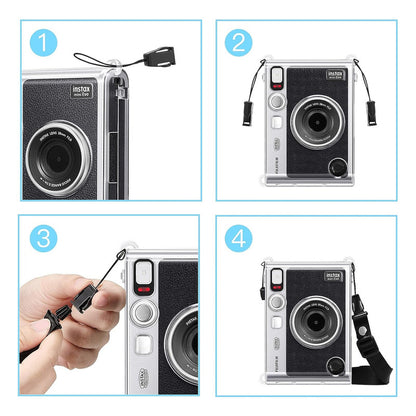 Protector para Fujifilm Instax Mini EVO - PVC con Ventana de Visión y Correa