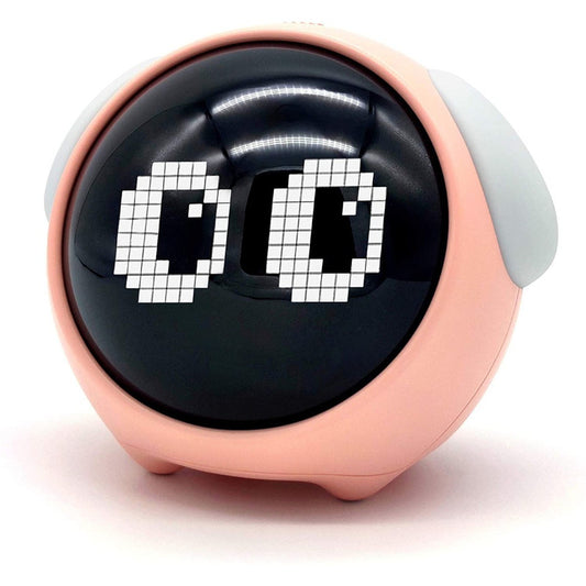 Reloj Despertador Interactivo Emoji Rosado