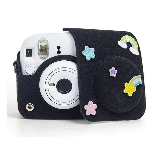 Estuche Instax Mini 12 Negro Velcro