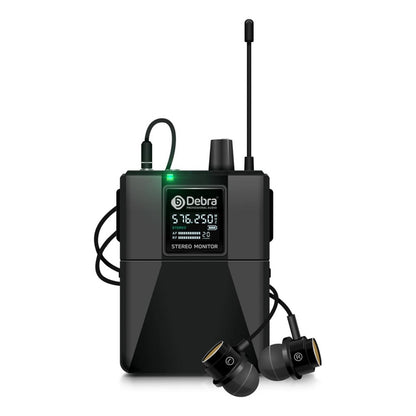 Sistema de Monitoreo In-ear ST102 – 24-bit Entradas XLR/6.5/3.5 y BT 5.0
