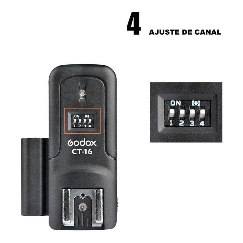 Disparador De Flash Godox Ct-16