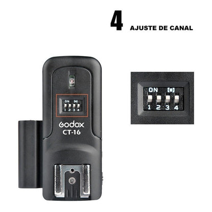 Disparador De Flash Godox Ct-16