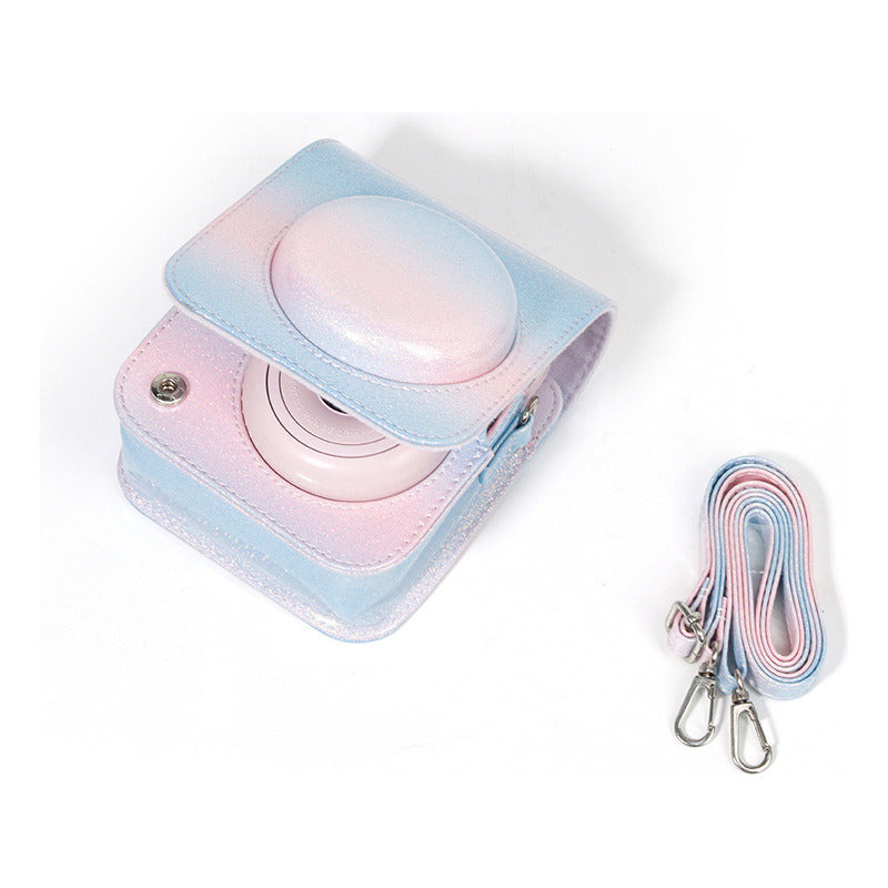 Estuche Camara Instax Mini 12 Dazzel Pink and Blue