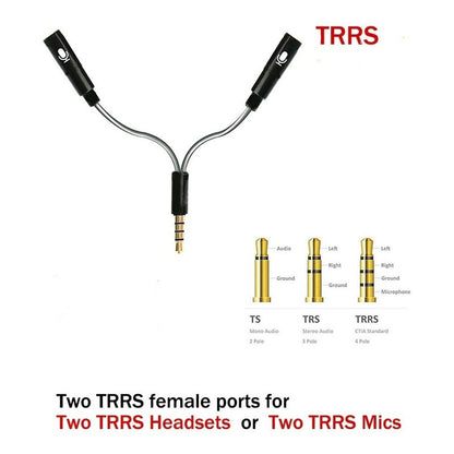 Adaptador 2 Micrófonos