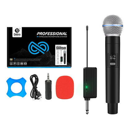 Micrófono Inalámbrico Debra VP-01 – 50 m, 6.5 mm, Recargable