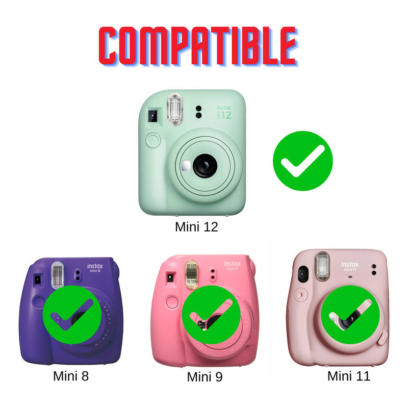 Estuche Instax Mini 9/ 11 /12 Blanco