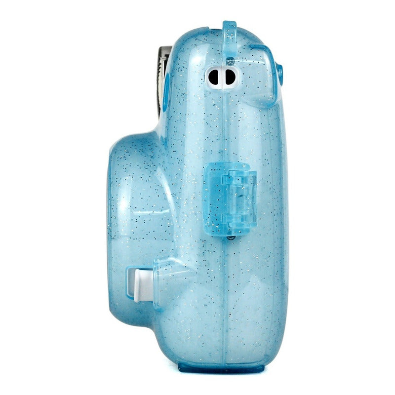 Protector Cámara Instax Mini 11 Escarchado | Con Correa Extraíble Azul