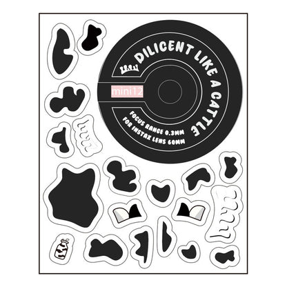 Protector Transparente Instax Mini 12 con Correa y Pegatina | Carcasa de Policarbonato D1