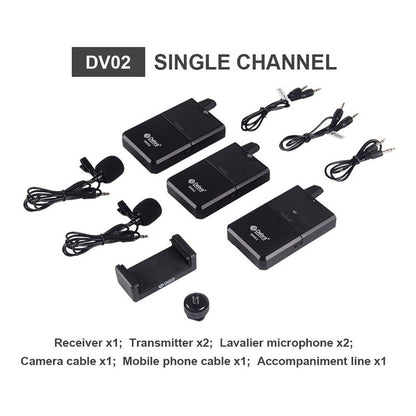 Microfono Inalambrico Debra Dual Dv02