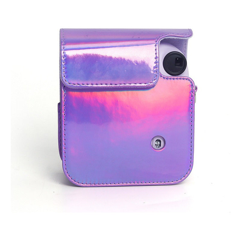 Estuche Metalizado Camara Instax Mini 12 Morado