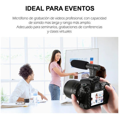 Micrófono de Calidad con Conector 3.5mm - Diseño Ecológico y Compatibilidad Universal