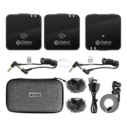 Micrófono Inalámbrico Lavalier W90 - Audio Profesional para Grabaciones, Videos y Podcasts