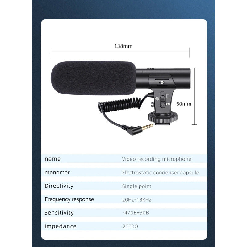 Micrófono Para Camara Dslr