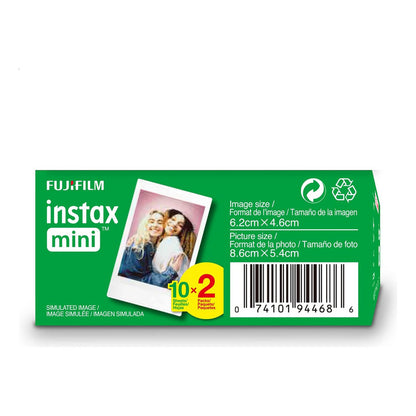 Papel Fotográfico Cartucho Films Instax Mini Pelicula x20 fotos