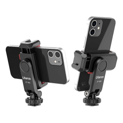 Ulanzi ST-06S – Soporte de Teléfono con 2 Zapatas Frías y Rosca 1/4"