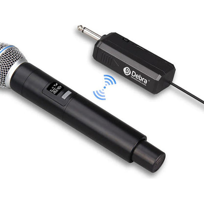 Micrófono Inalámbrico Debra VP-01 – 50 m, 6.5 mm, Recargable