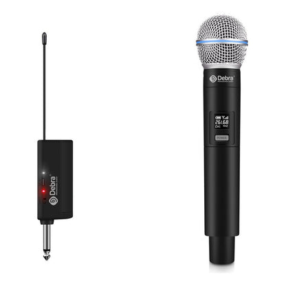 Micrófono Inalámbrico Debra VP-01 – 50 m, 6.5 mm, Recargable