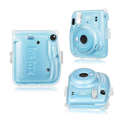 Protector Transparente Instax Mini 11 con Correa | Carcasa Rígida de Policarbonato