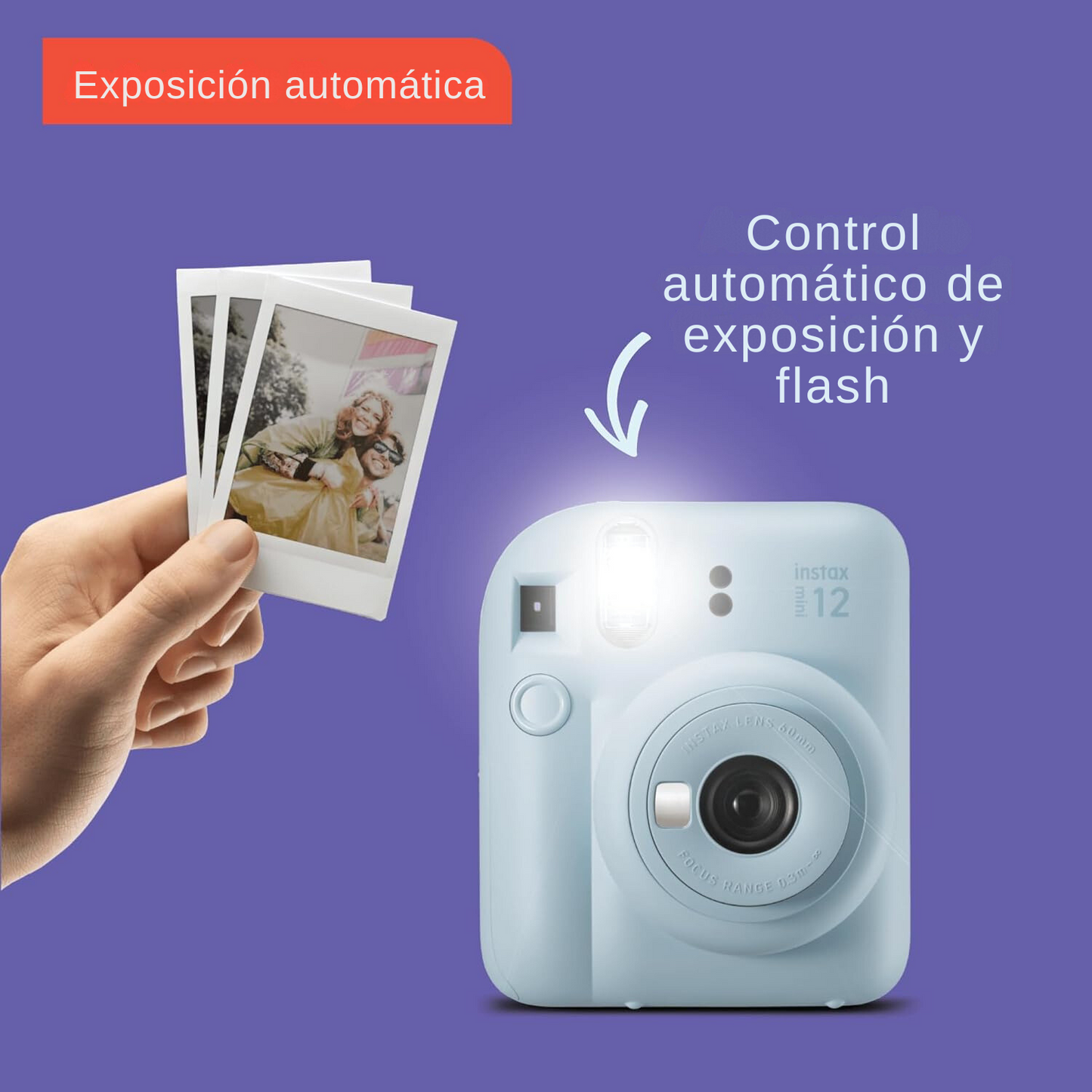 Cámara Fujifilm Instax Mini 12 Color Azul