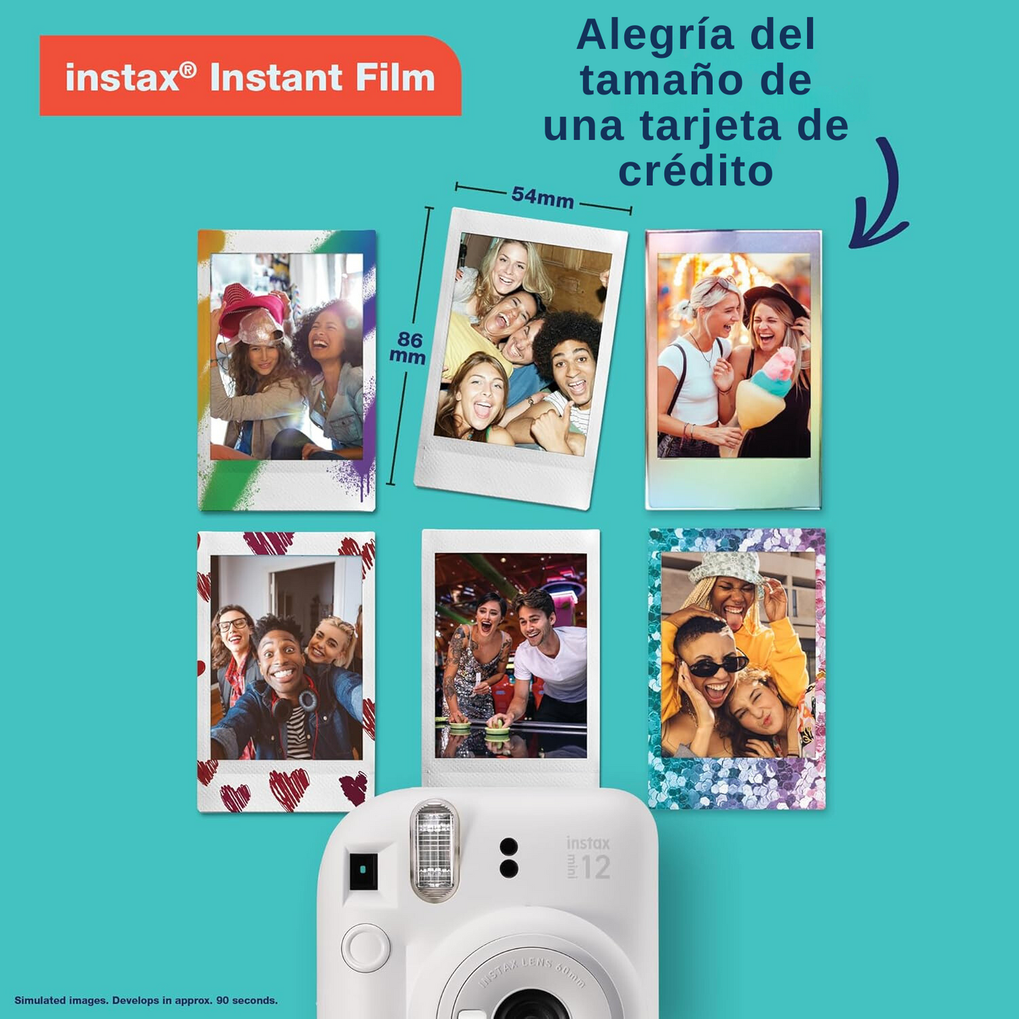 Cámara Fujifilm Instax Mini 12 Color Azul