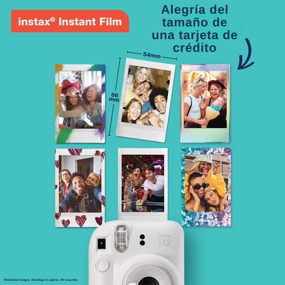 Cámara Instax Mini 12 Color Rosado