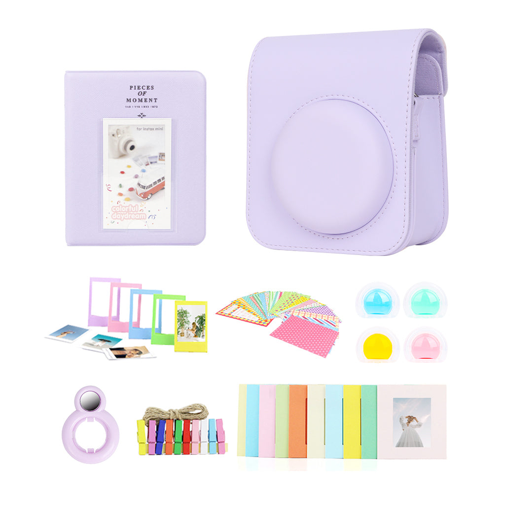 Combo de Accesorios Instax Mini 12 Lila