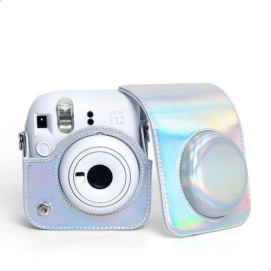 Estuche Metalizado Camara Instax Mini 12 Plateado