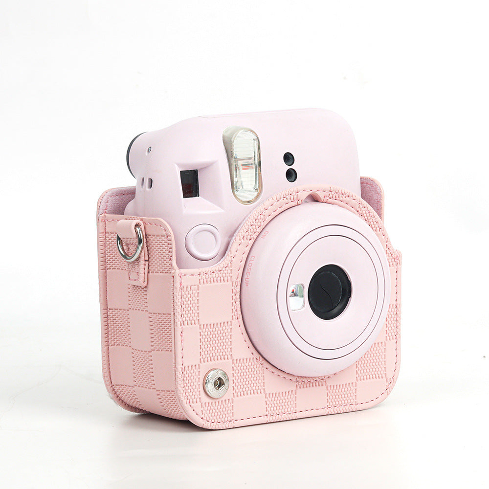 Estuche Cámara Instax Mini 12 Cuadros Rosado