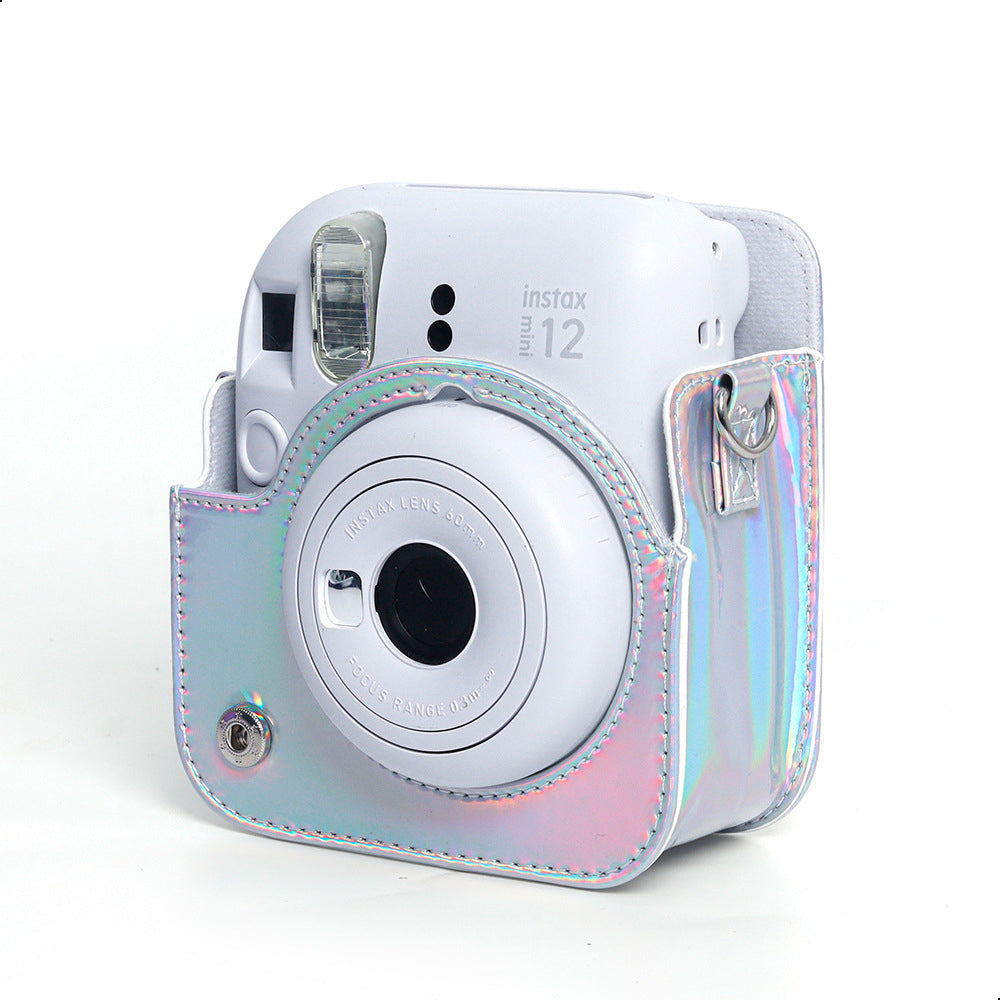 Estuche Metalizado Camara Instax Mini 12 Plateado